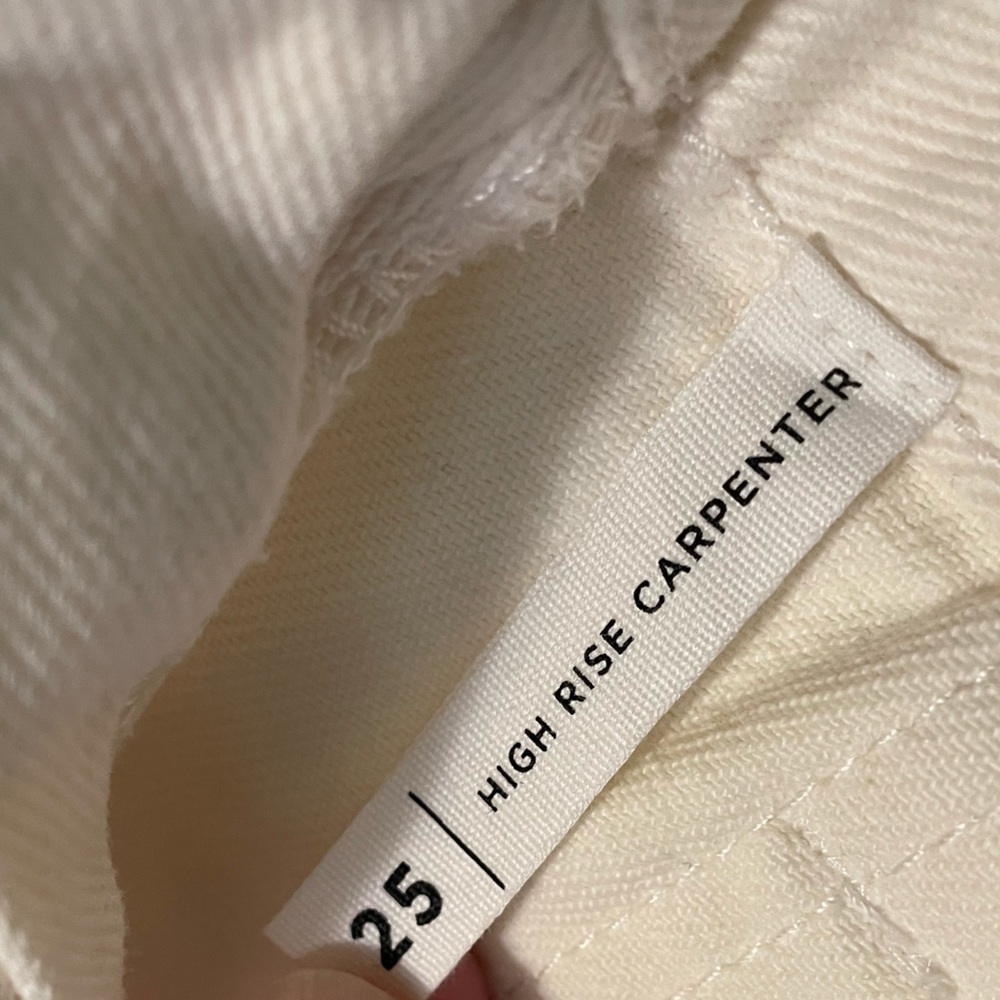 Pacsun Graphic Skate Cargo Sketchbook Trousers In Off White Size 25 - Picture 10 of 13
